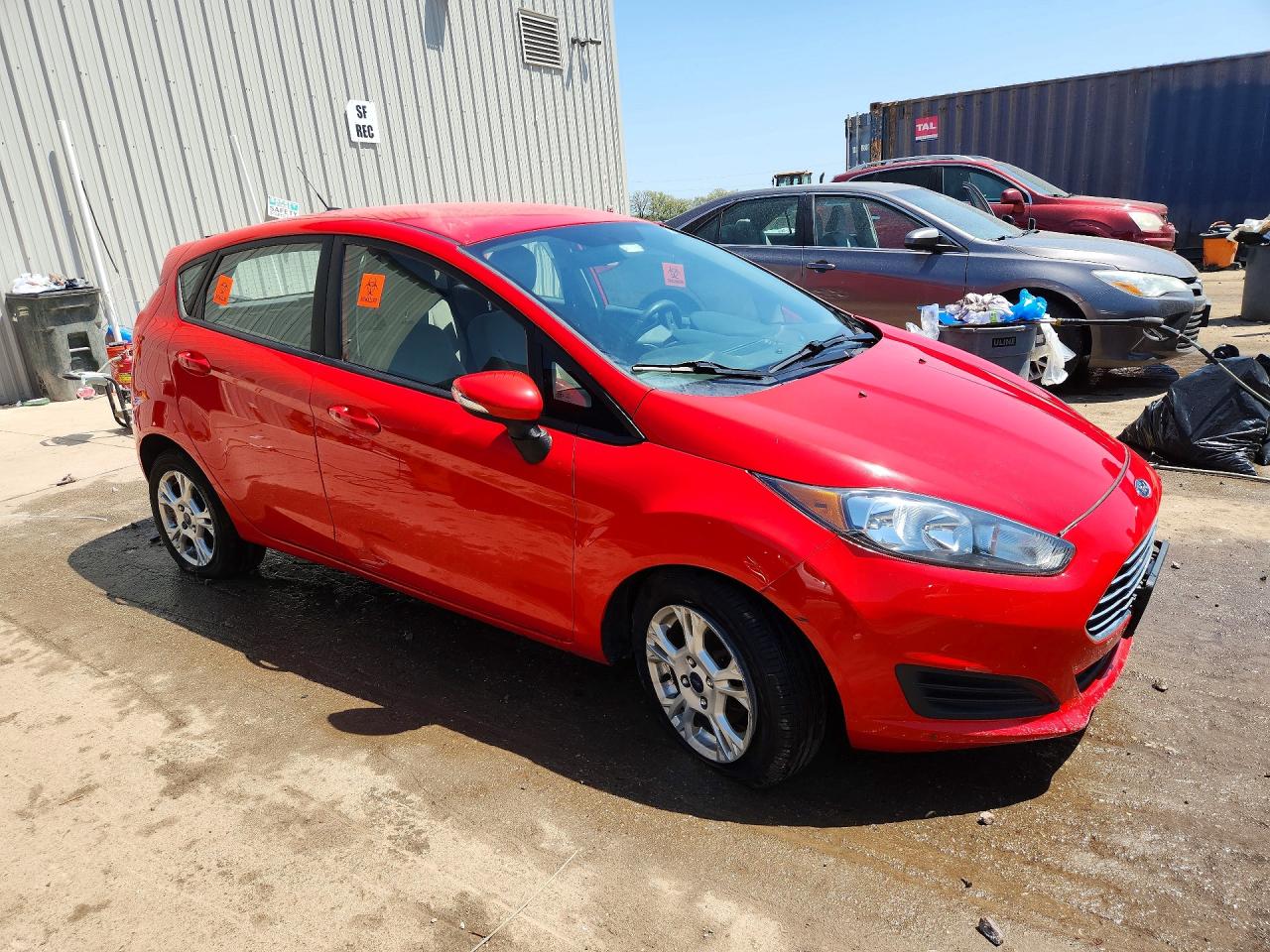 2015 Ford Fiesta Se Red vin: 3FADP4EJ2FM105592
