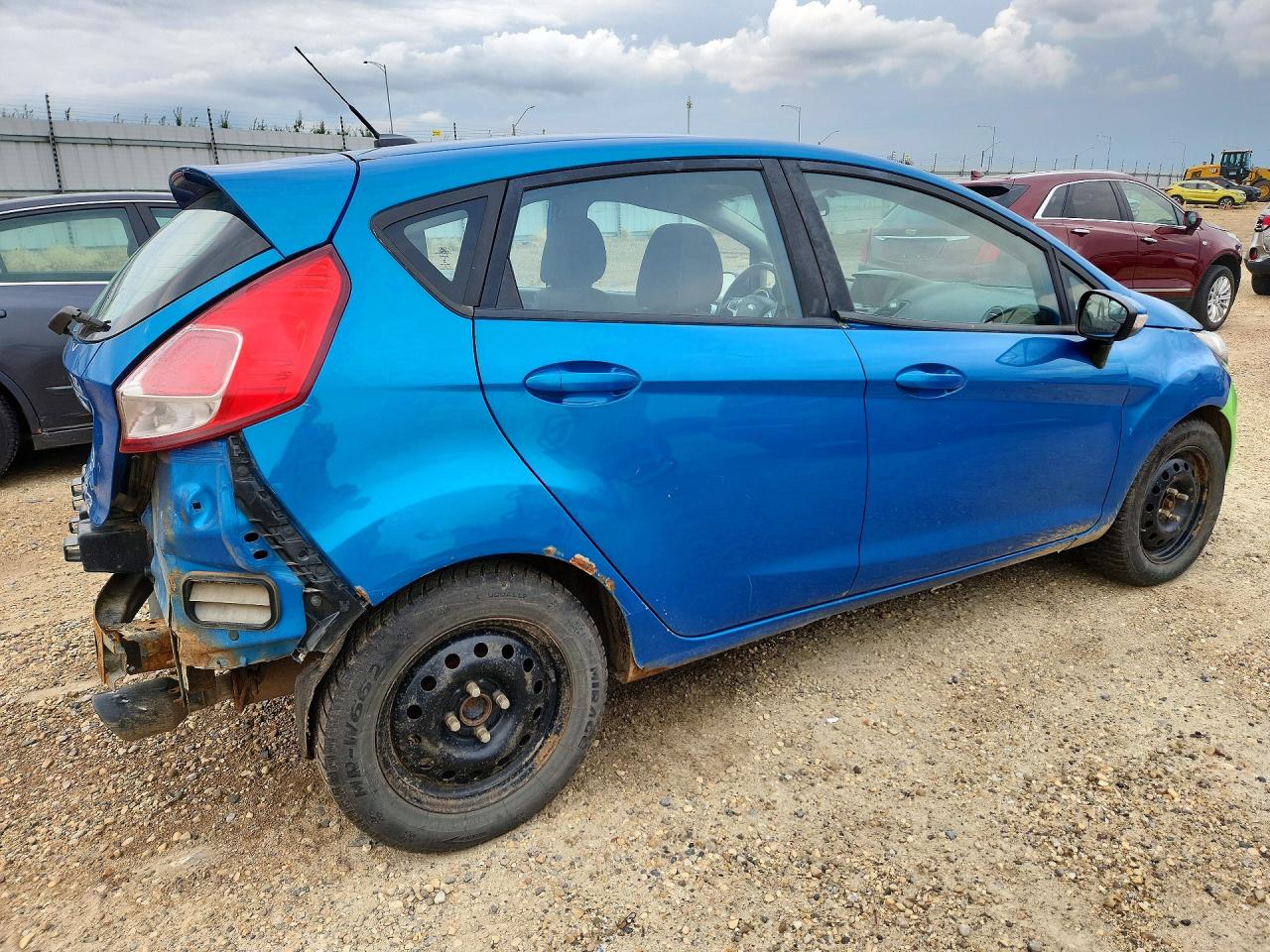 2015 Ford Fiesta Se Blue vin: 3FADP4EJ2FM127947