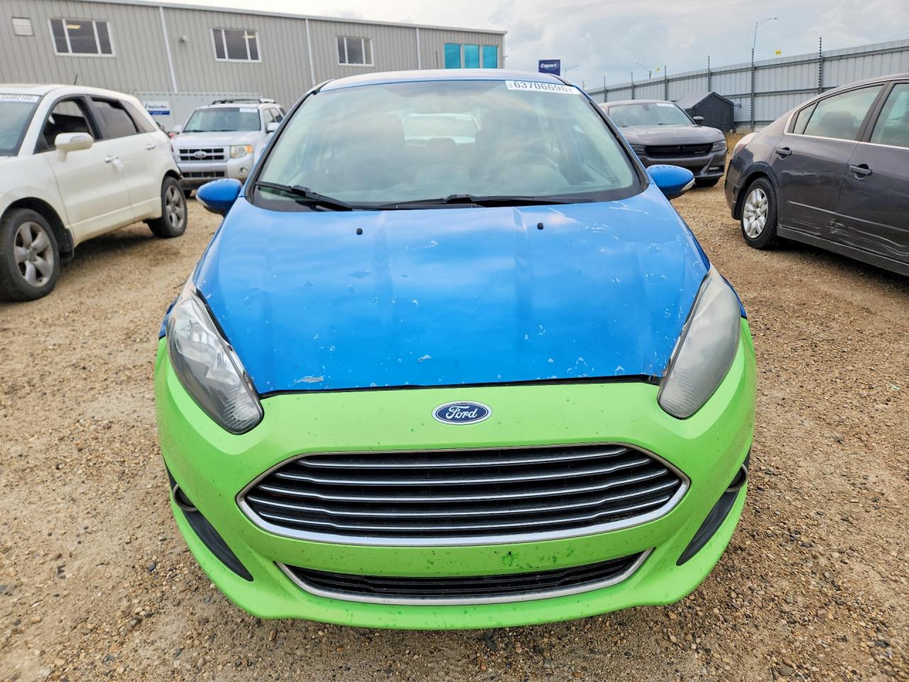 2015 Ford Fiesta Se Blue vin: 3FADP4EJ2FM127947