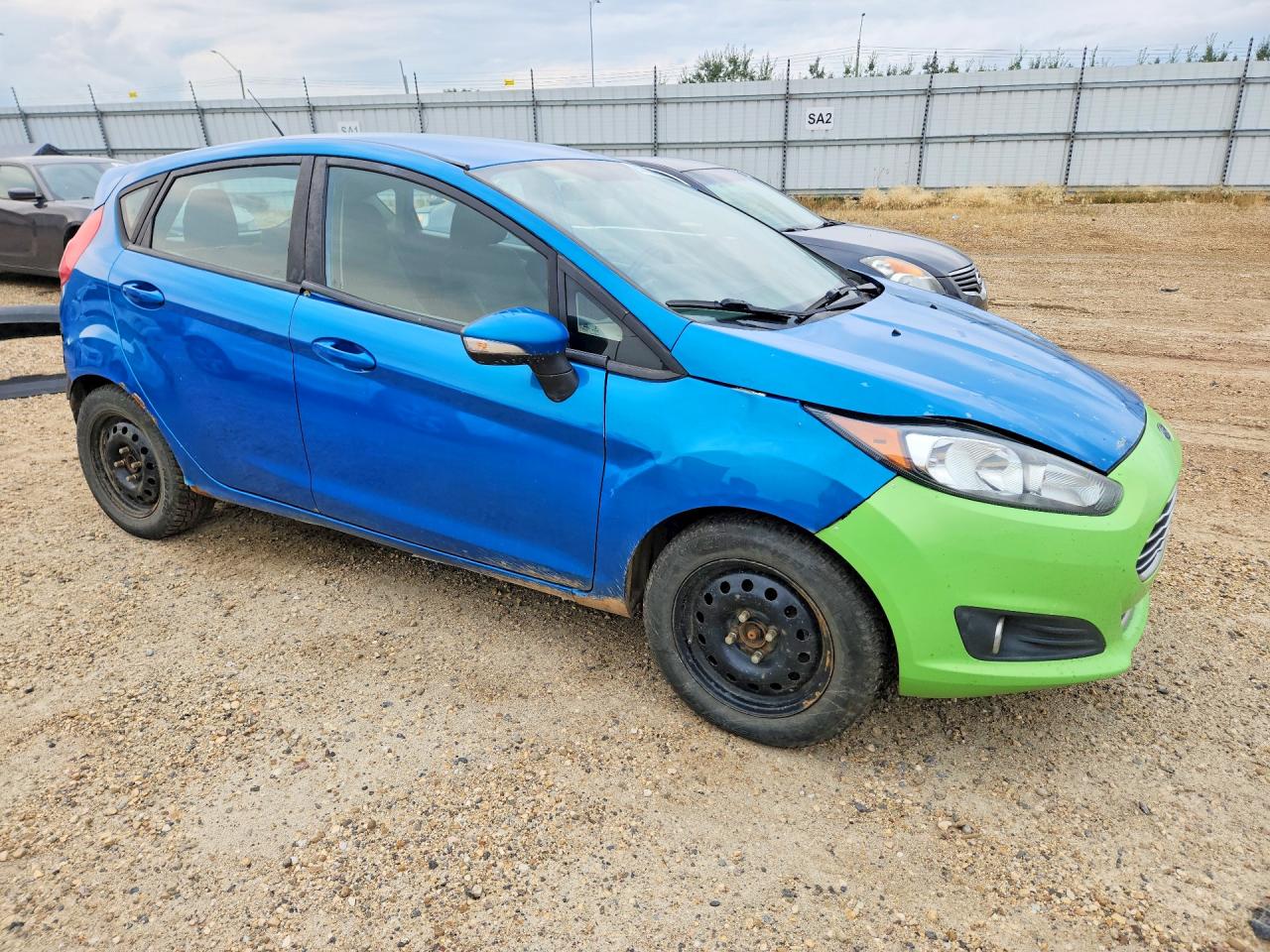 2015 Ford Fiesta Se Blue vin: 3FADP4EJ2FM127947
