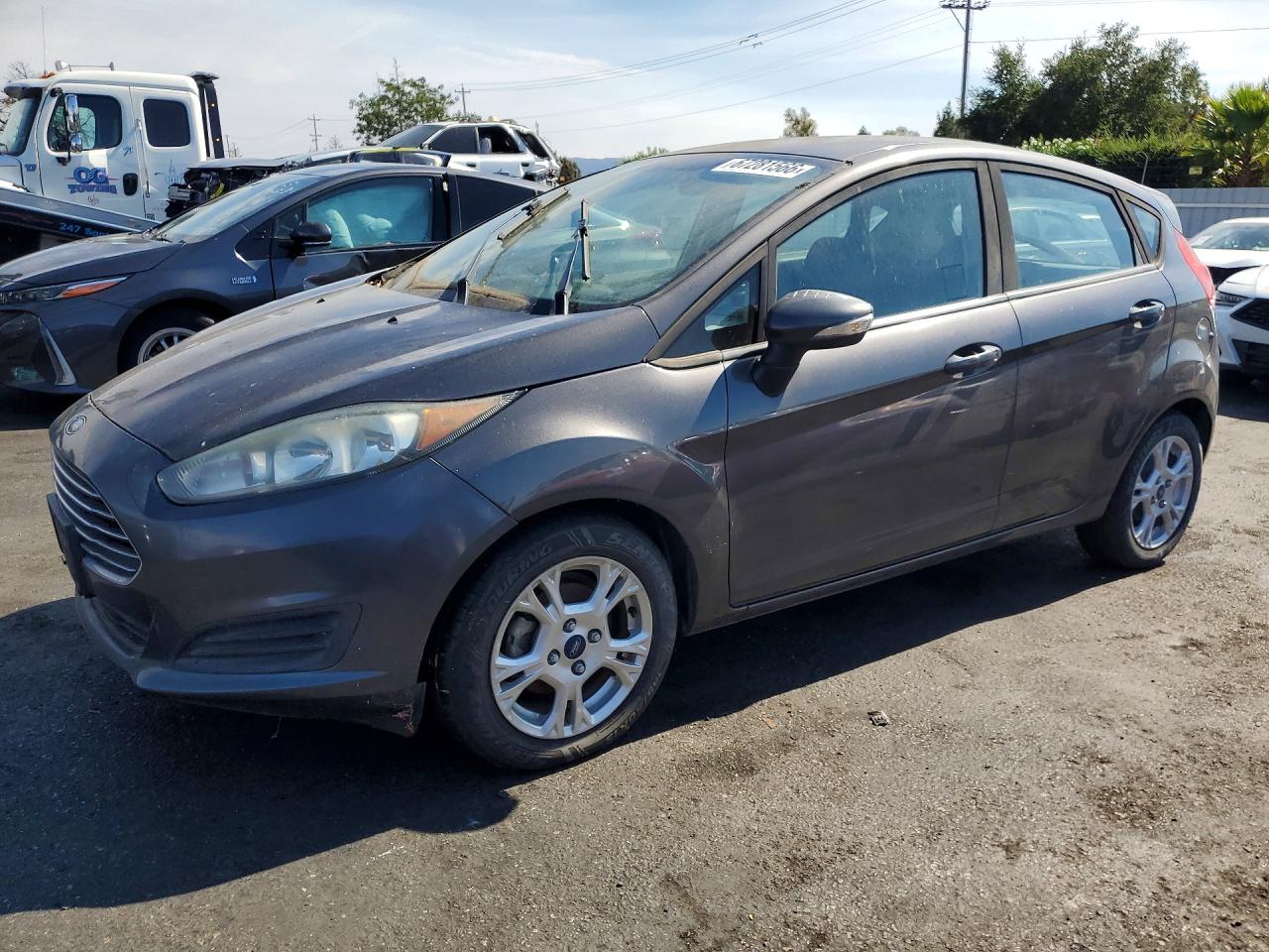 2015 Ford Fiesta Se Угольный vin: 3FADP4EJ2FM133442
