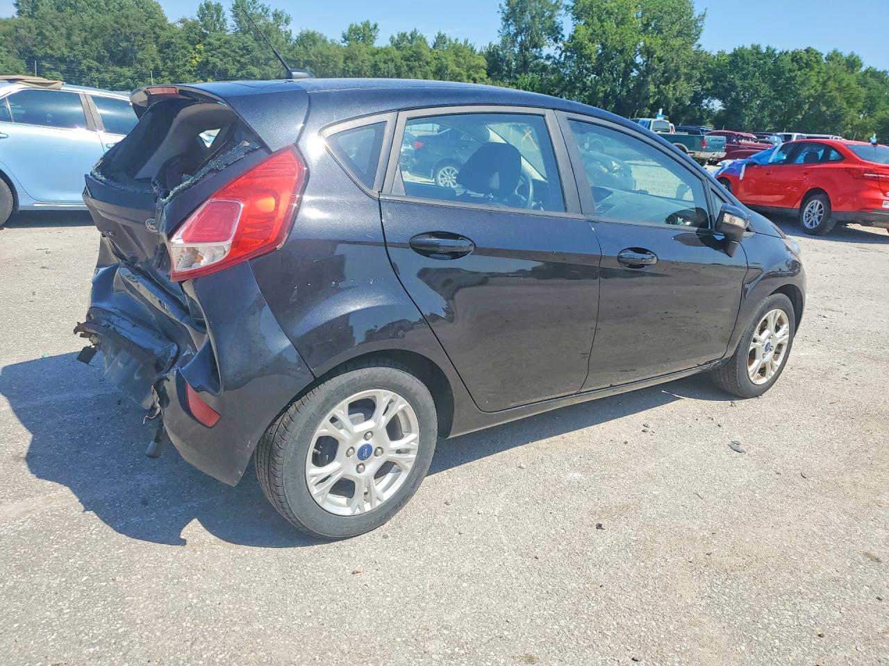 2015 Ford Fiesta Se Black vin: 3FADP4EJ2FM141699