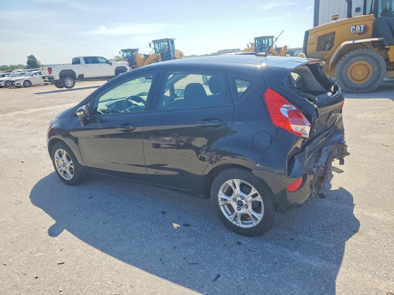 2015 Ford Fiesta Se Black vin: 3FADP4EJ2FM141699