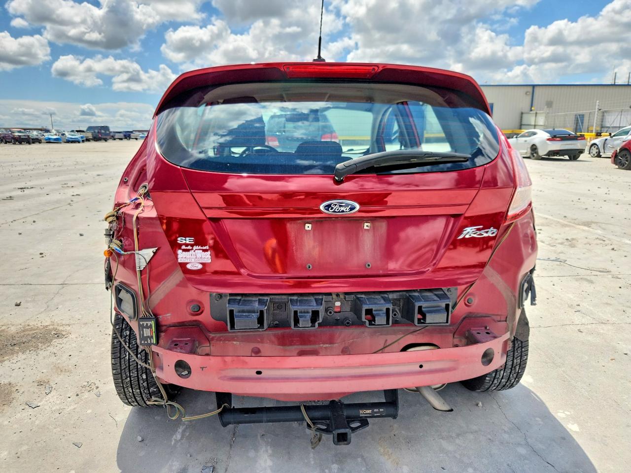2015 Ford Fiesta Se Red vin: 3FADP4EJ2FM216448