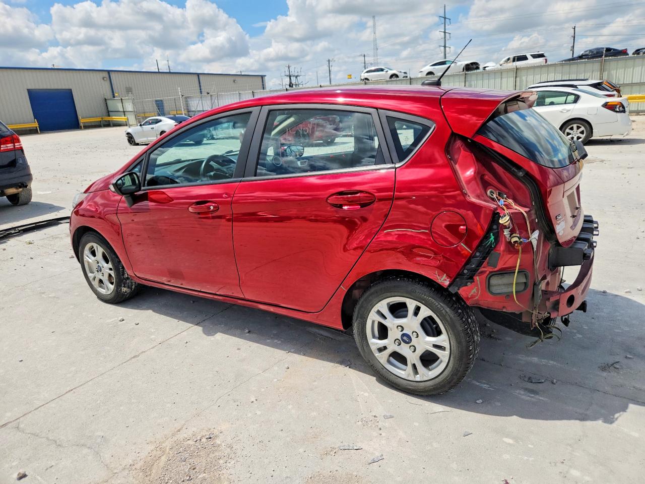 2015 Ford Fiesta Se Red vin: 3FADP4EJ2FM216448