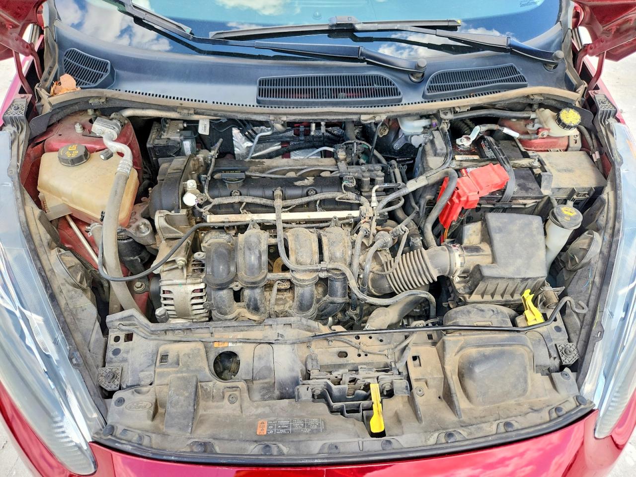 2015 Ford Fiesta Se Red vin: 3FADP4EJ2FM216448