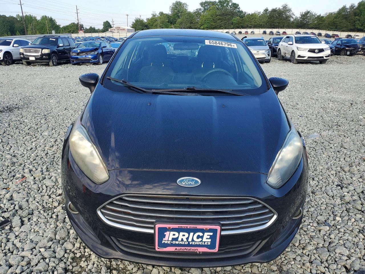 2017 Ford Fiesta Se Черный vin: 3FADP4EJ2HM136358
