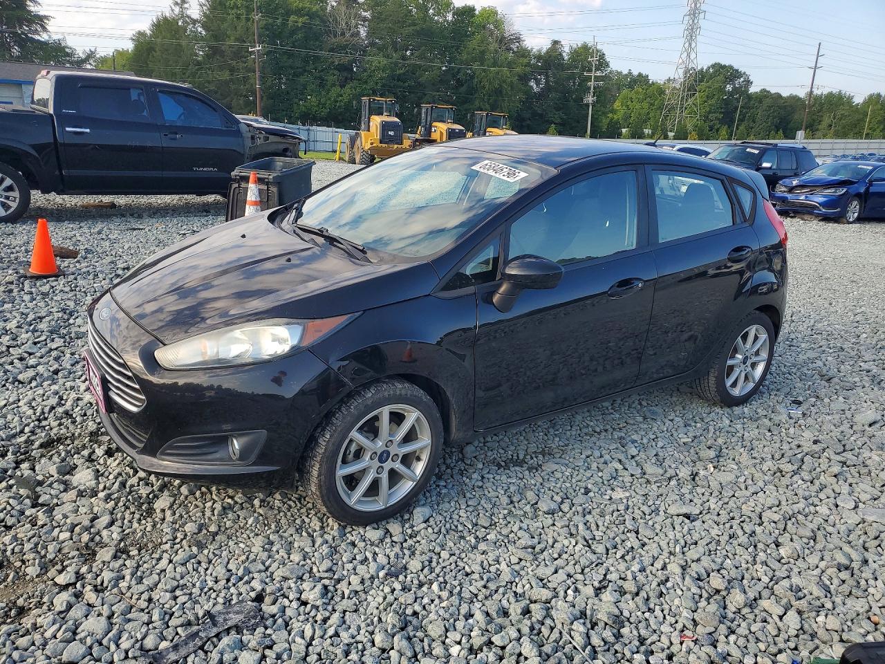 2017 Ford Fiesta Se Black vin: 3FADP4EJ2HM136358