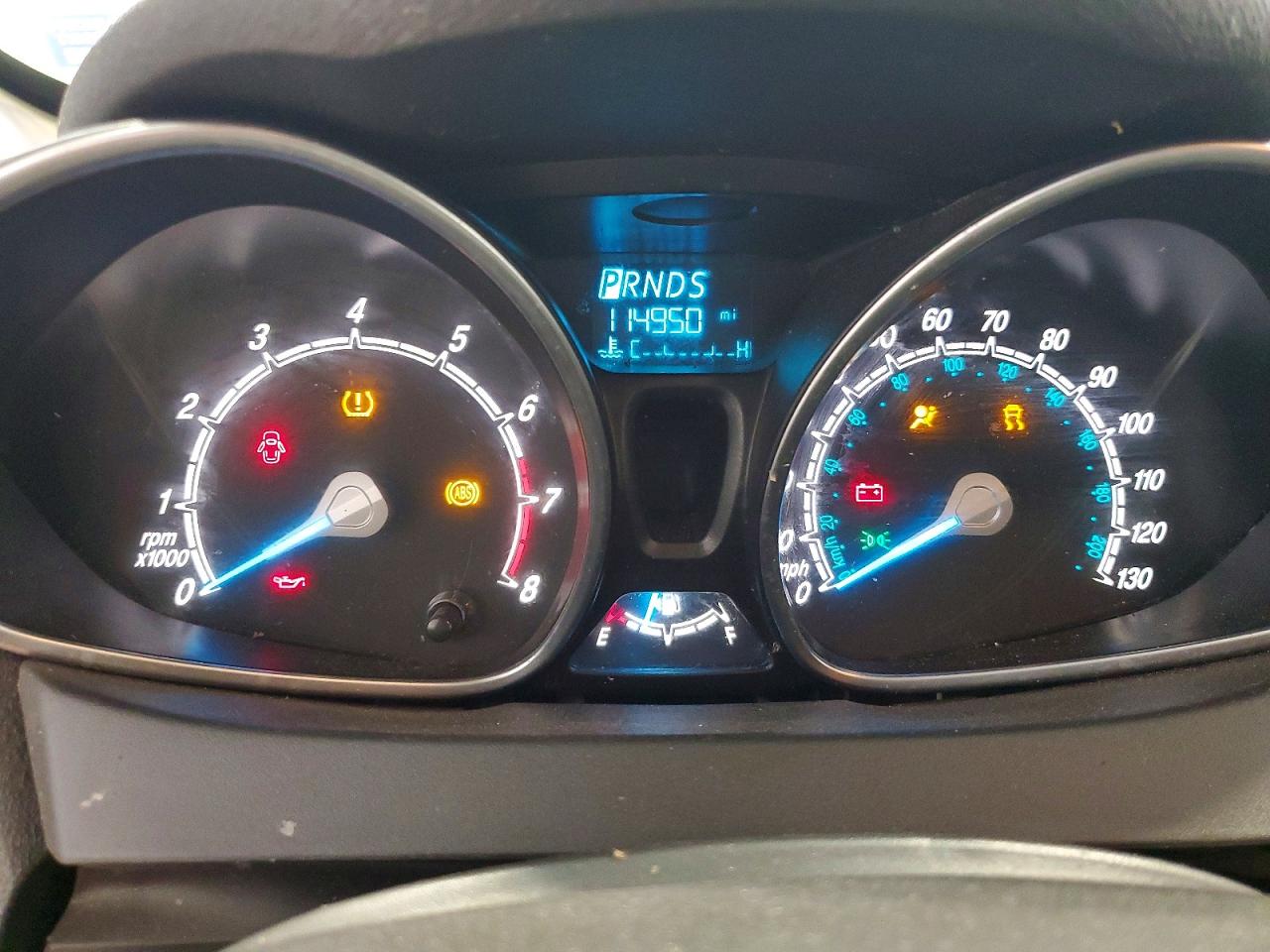 2019 Ford Fiesta Se White vin: 3FADP4EJ2KM155483