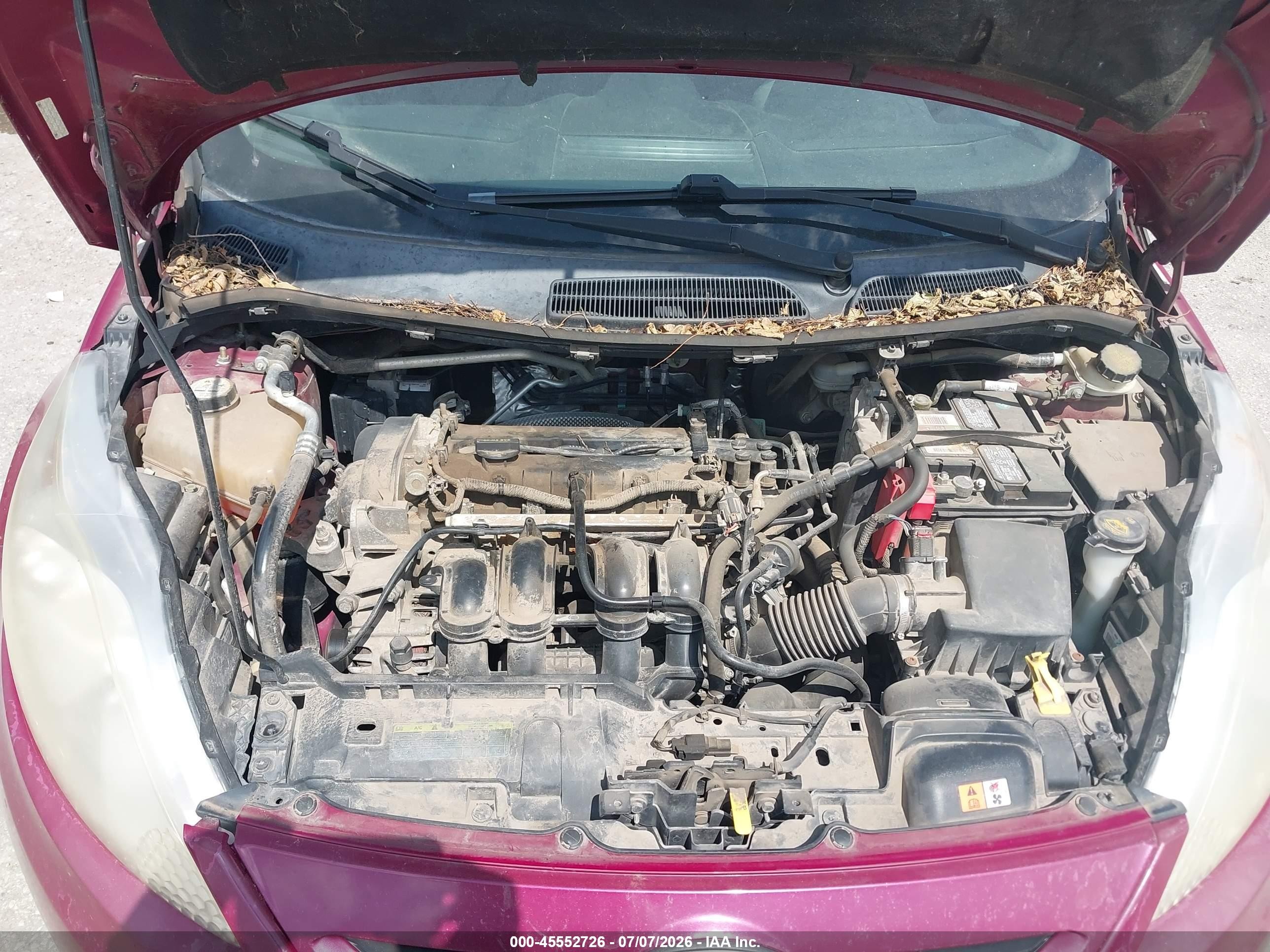 2011 Ford Fiesta Se Purple vin: 3FADP4EJ3BM119446