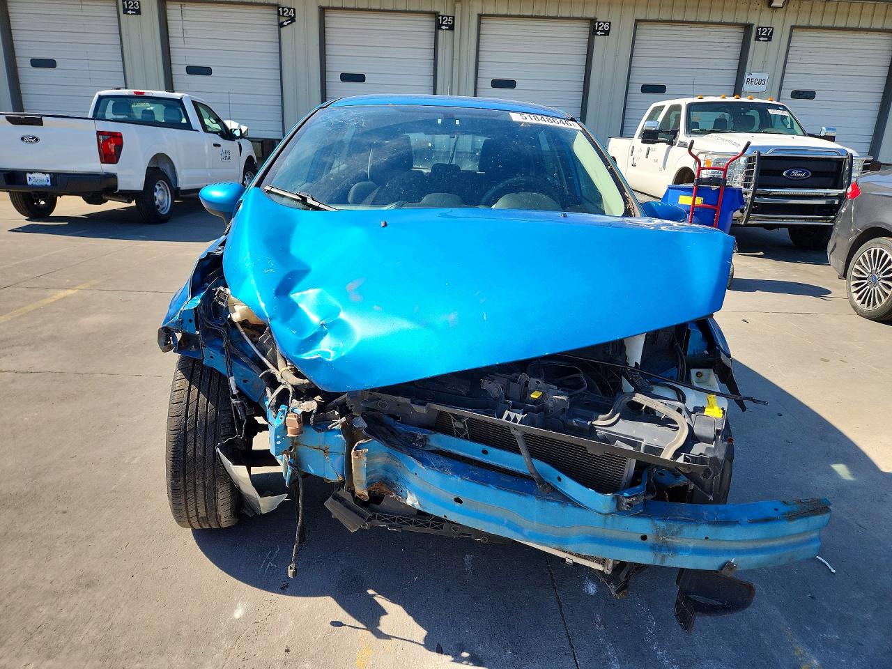 2012 Ford Fiesta Se Blue vin: 3FADP4EJ3CM105256