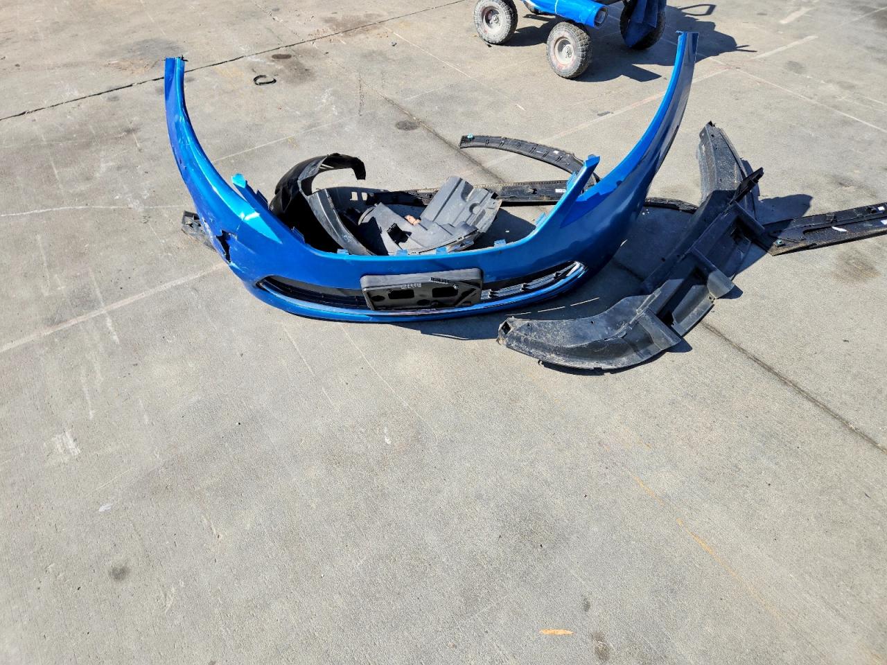 2012 Ford Fiesta Se Blue vin: 3FADP4EJ3CM105256