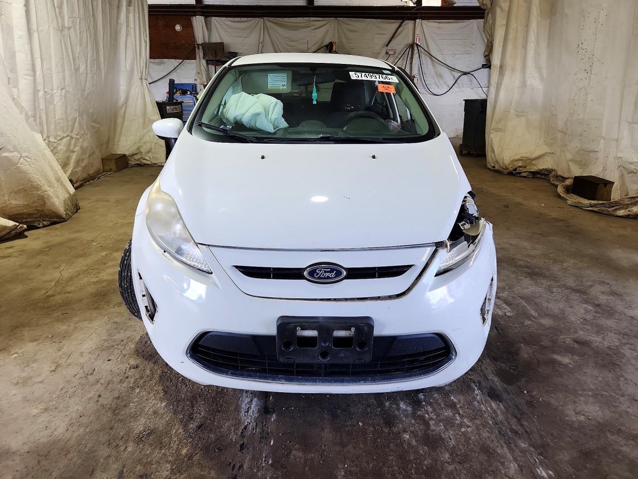 2012 Ford Fiesta Se White vin: 3FADP4EJ3CM121425