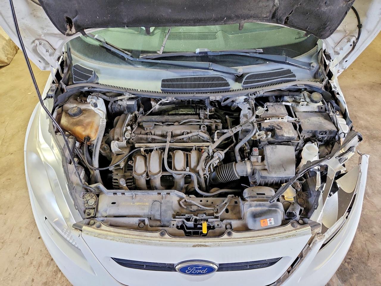 2012 Ford Fiesta Se White vin: 3FADP4EJ3CM121425