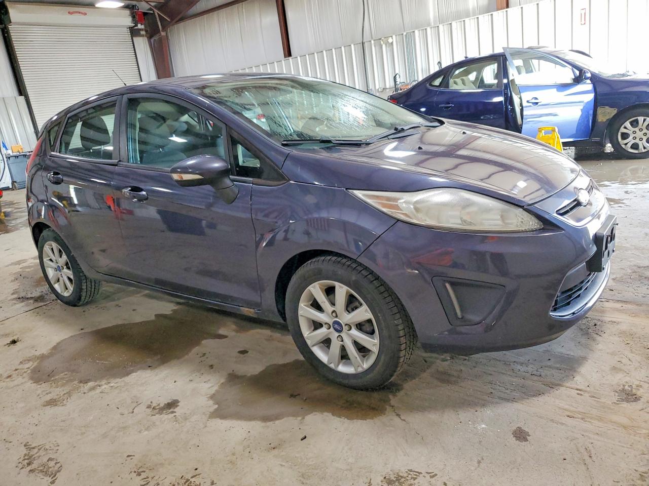 2013 Ford Fiesta Se Blue vin: 3FADP4EJ3DM122706