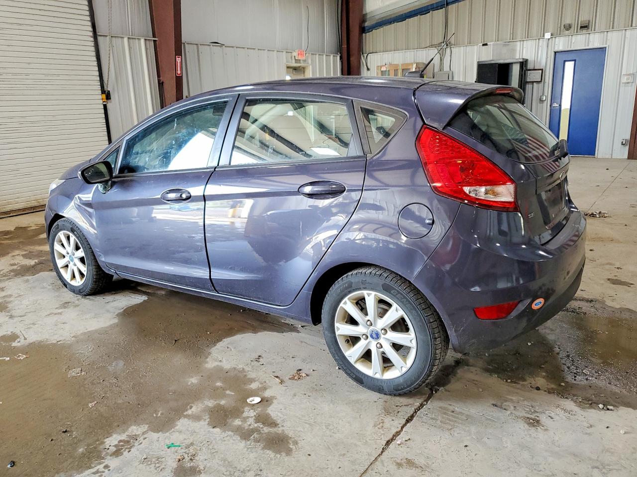 2013 Ford Fiesta Se Blue vin: 3FADP4EJ3DM122706