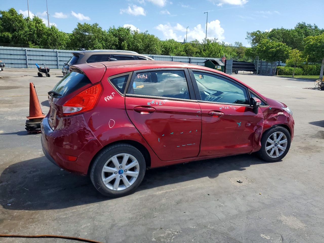 2013 Ford Fiesta Se Red vin: 3FADP4EJ3DM152773