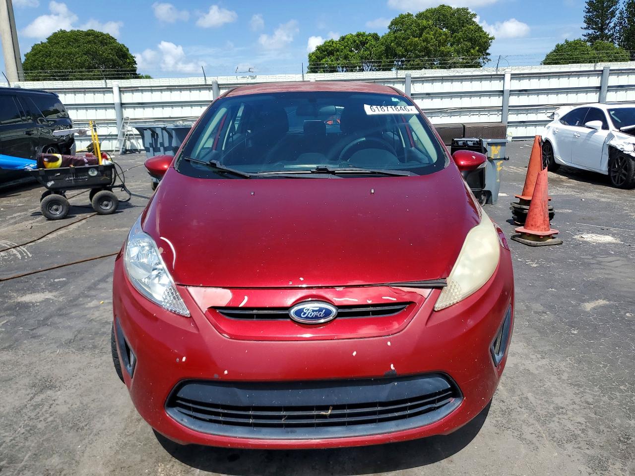 2013 Ford Fiesta Se Red vin: 3FADP4EJ3DM152773