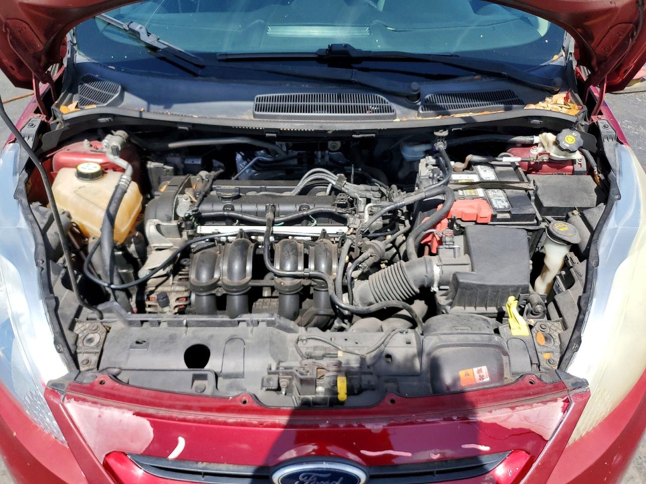 2013 Ford Fiesta Se Red vin: 3FADP4EJ3DM152773