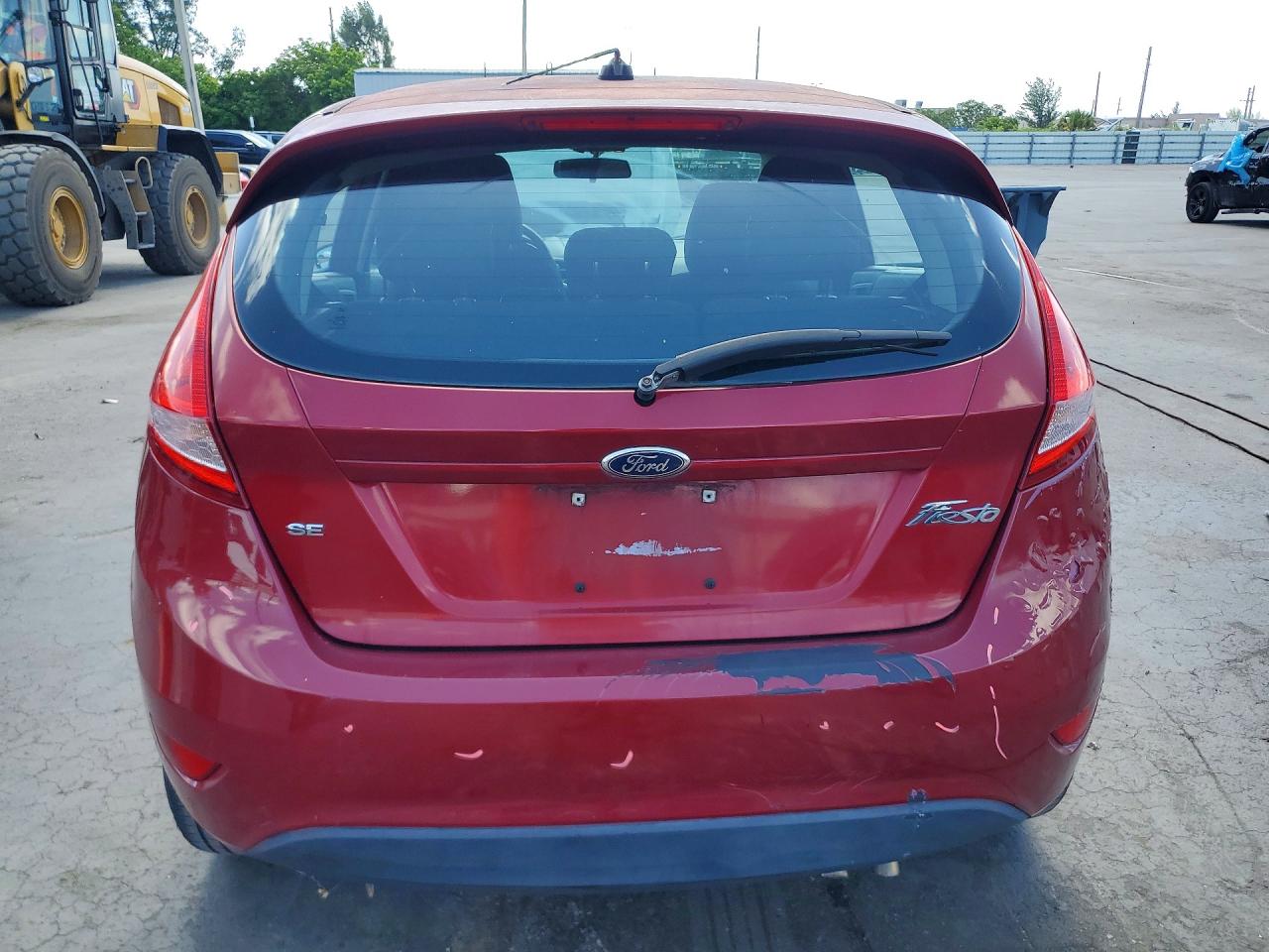 2013 Ford Fiesta Se Red vin: 3FADP4EJ3DM152773