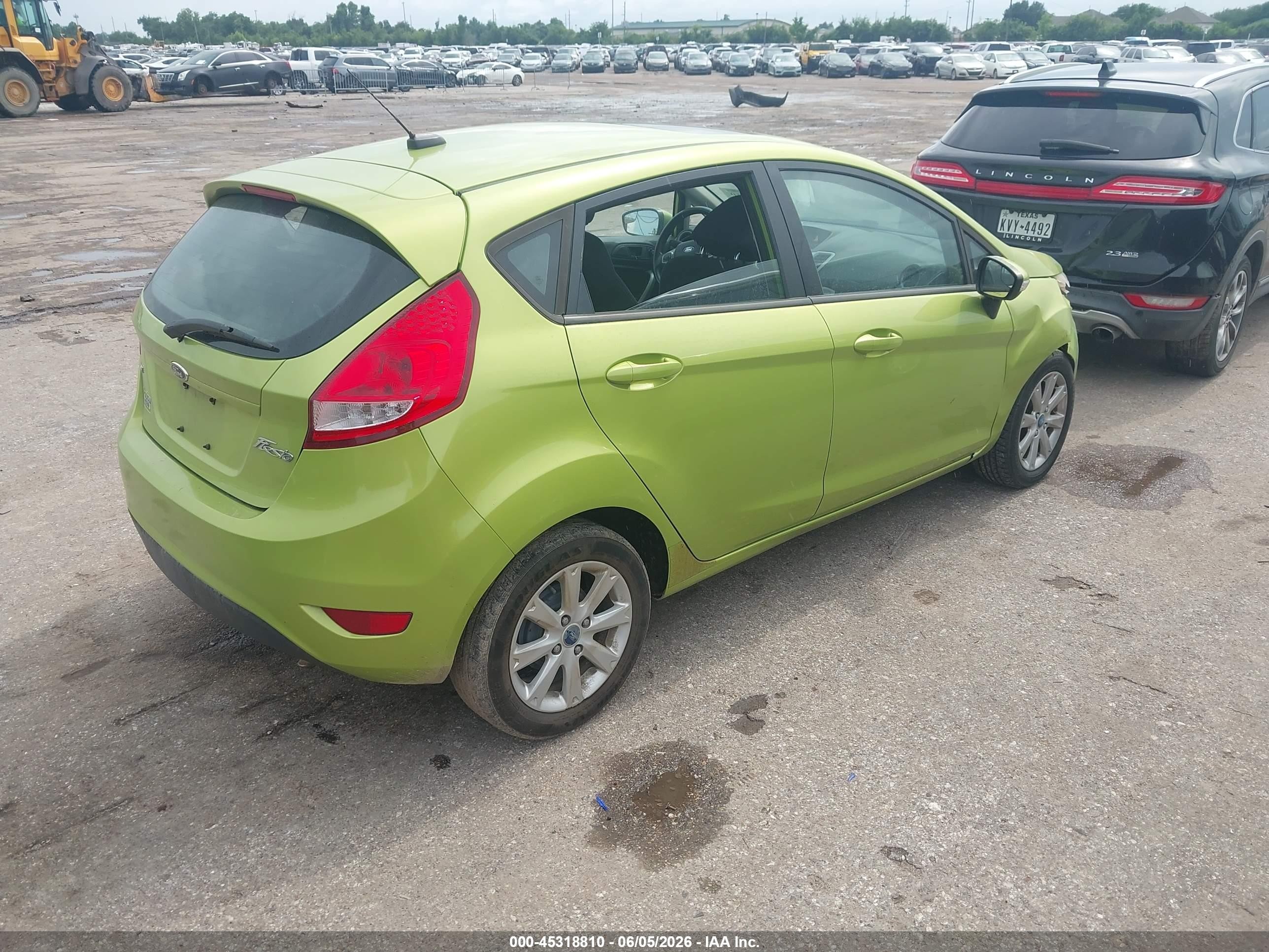 2013 Ford Fiesta Se Green vin: 3FADP4EJ3DM153311
