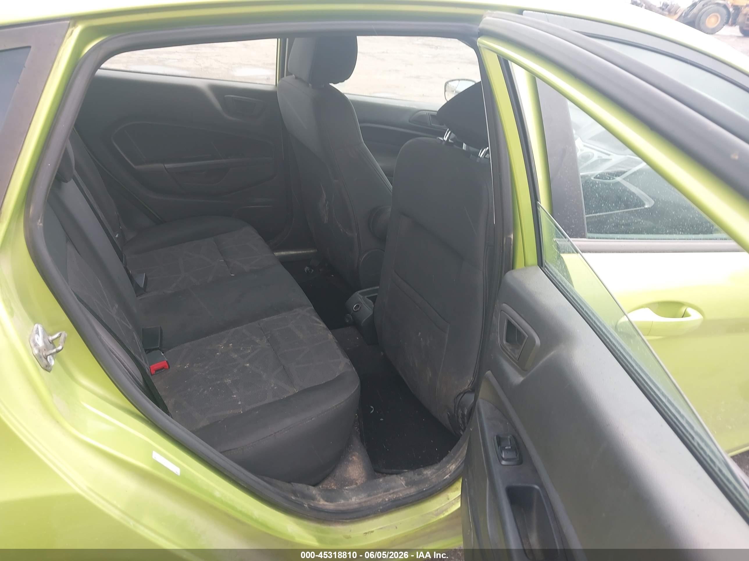 2013 Ford Fiesta Se Green vin: 3FADP4EJ3DM153311