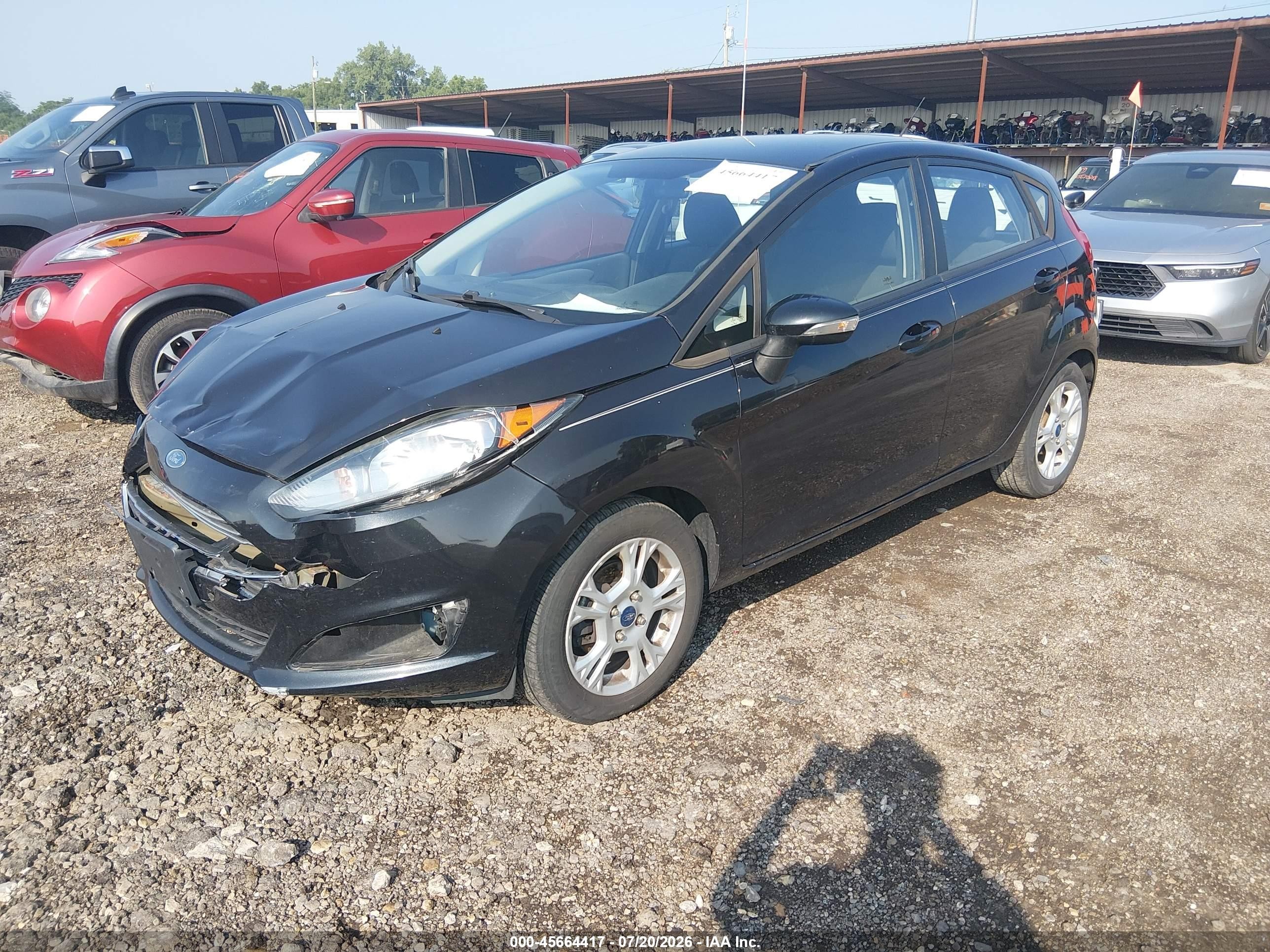 2014 Ford Fiesta Se Black vin: 3FADP4EJ3EM108127