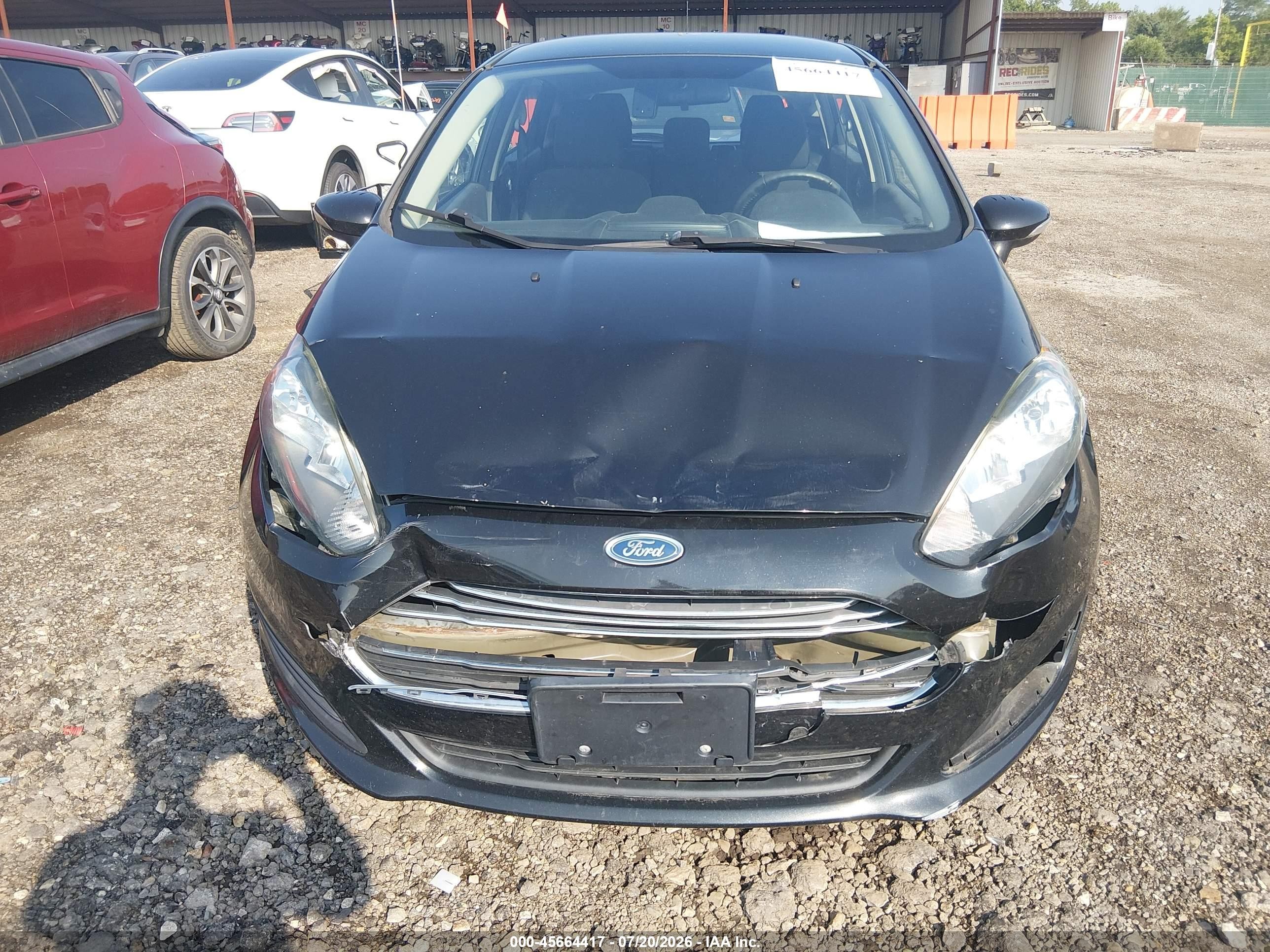 2014 Ford Fiesta Se Black vin: 3FADP4EJ3EM108127