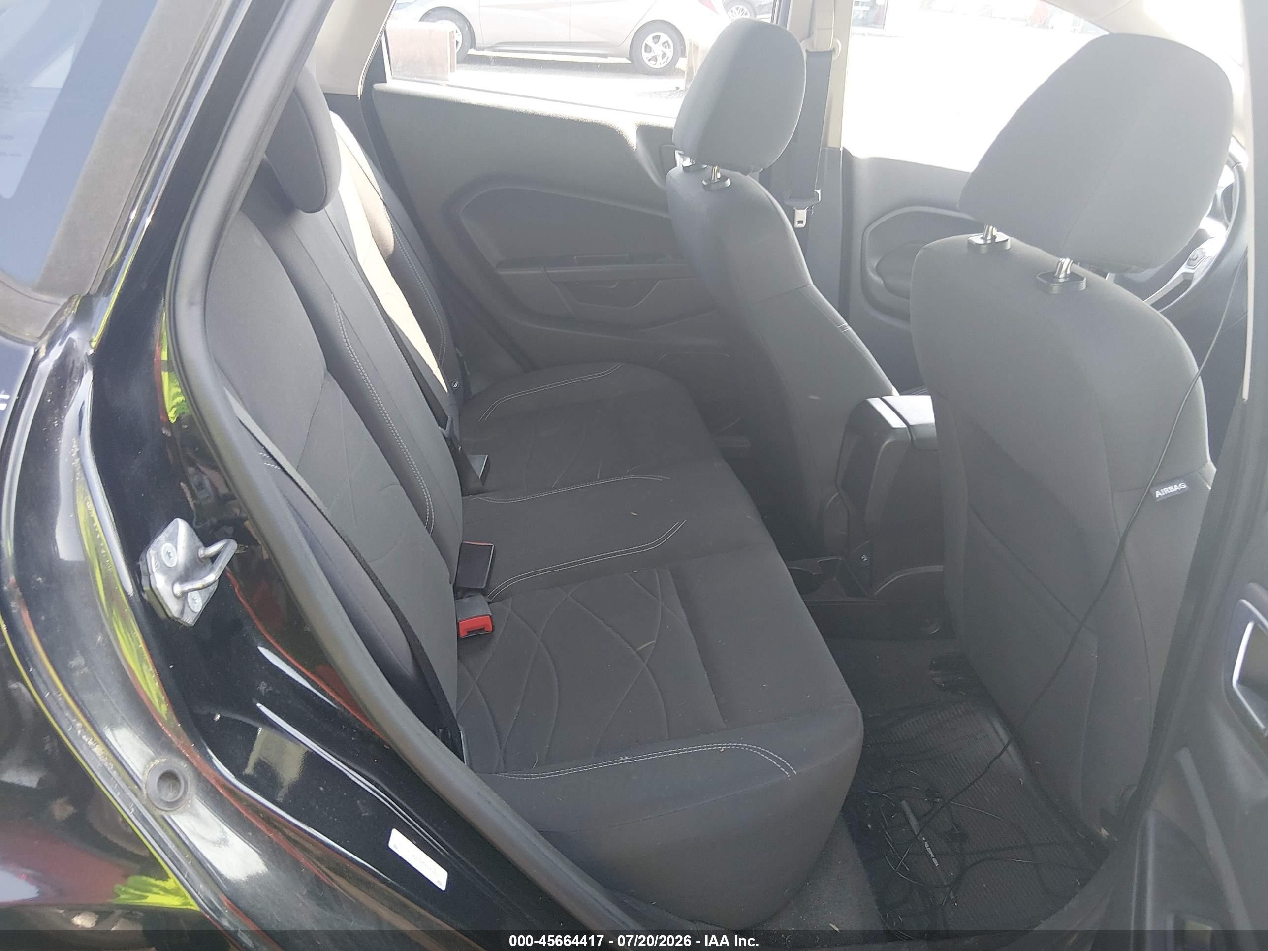 2014 Ford Fiesta Se Black vin: 3FADP4EJ3EM108127