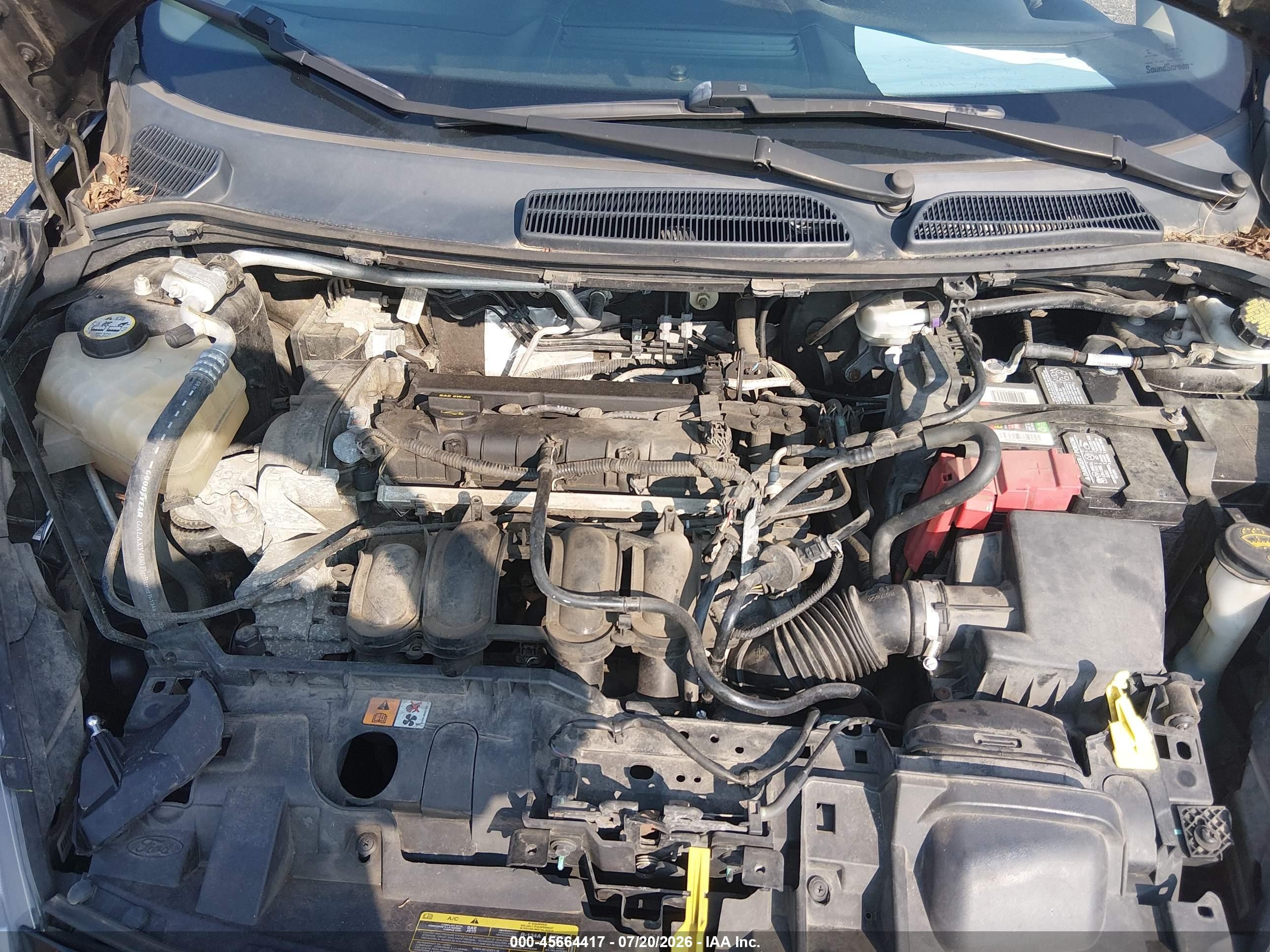 2014 Ford Fiesta Se Black vin: 3FADP4EJ3EM108127