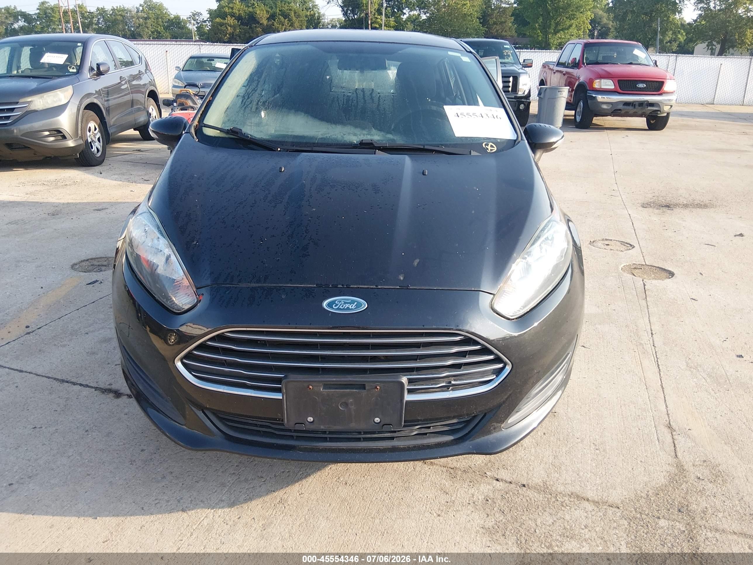 2014 Ford Fiesta Se Black vin: 3FADP4EJ3EM125218