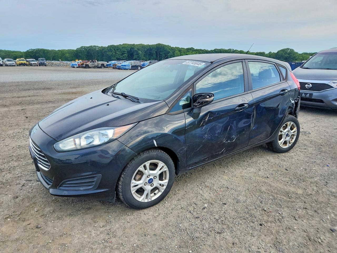2014 Ford Fiesta Se Black vin: 3FADP4EJ3EM165220