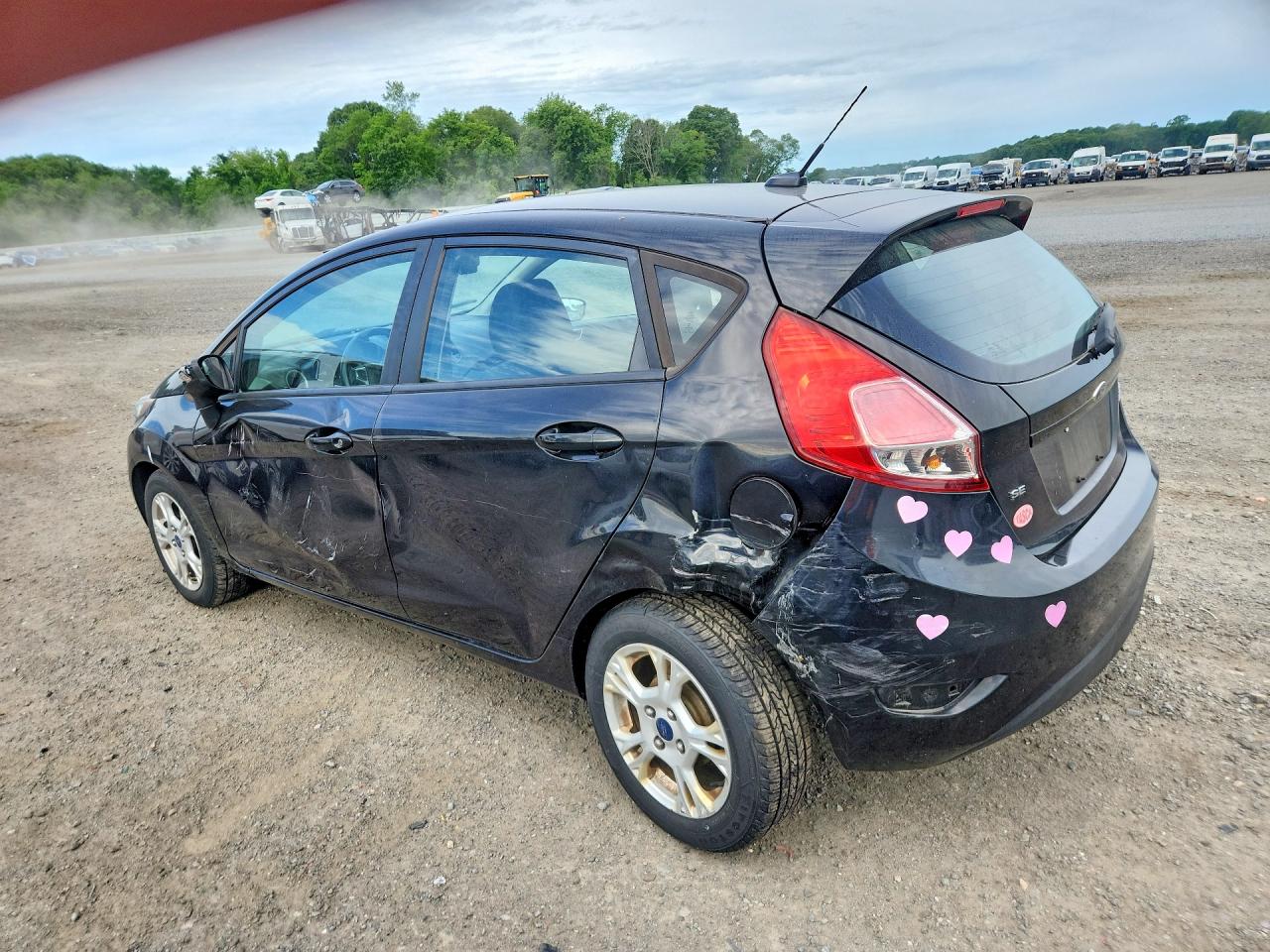 2014 Ford Fiesta Se Black vin: 3FADP4EJ3EM165220