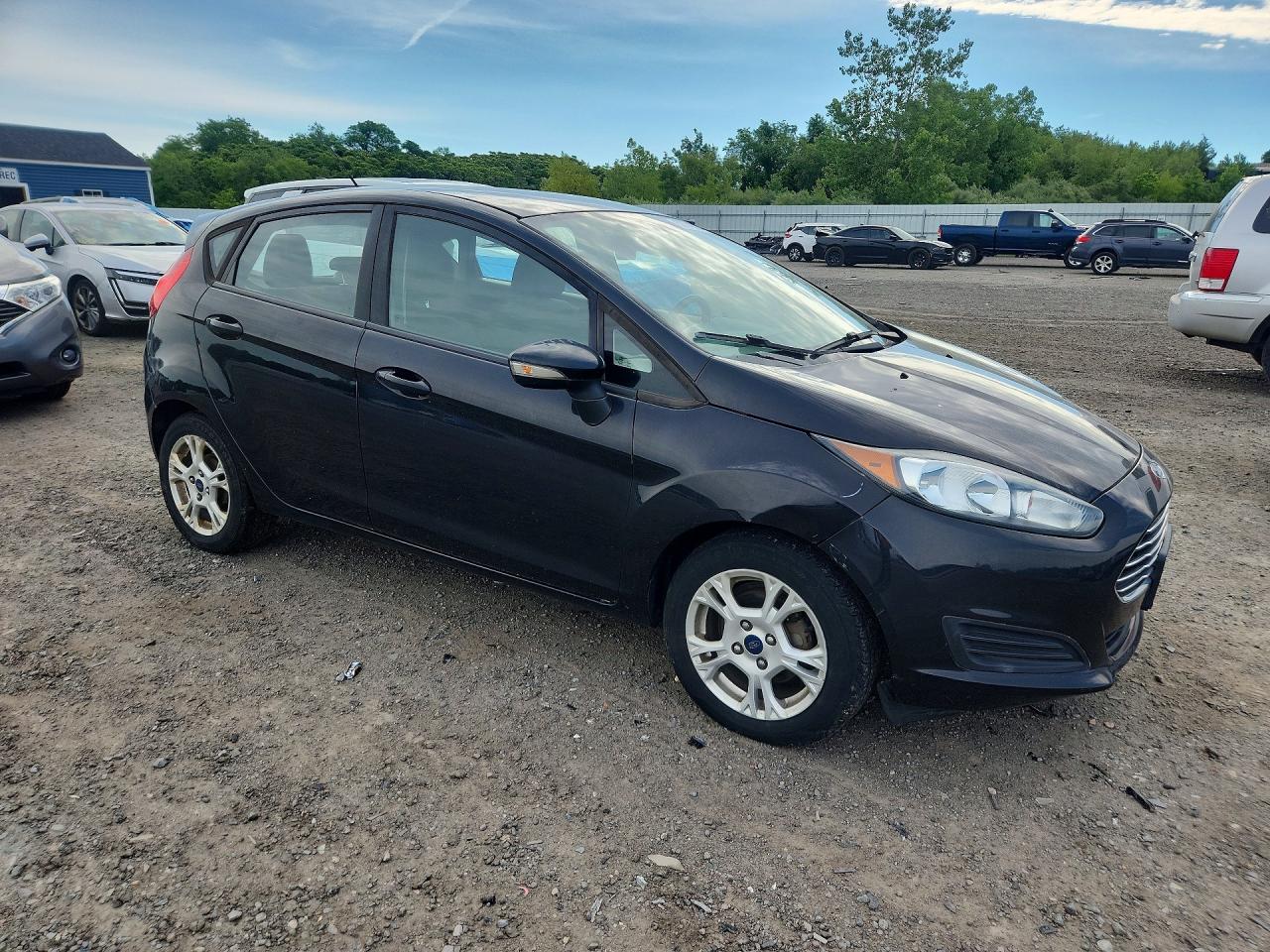 2014 Ford Fiesta Se Black vin: 3FADP4EJ3EM165220