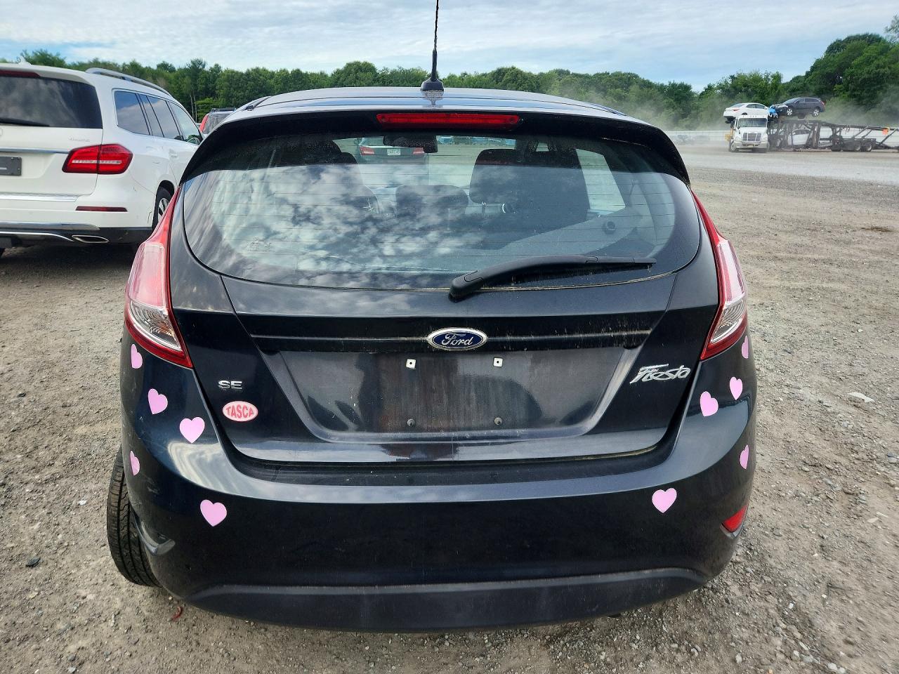 2014 Ford Fiesta Se Black vin: 3FADP4EJ3EM165220