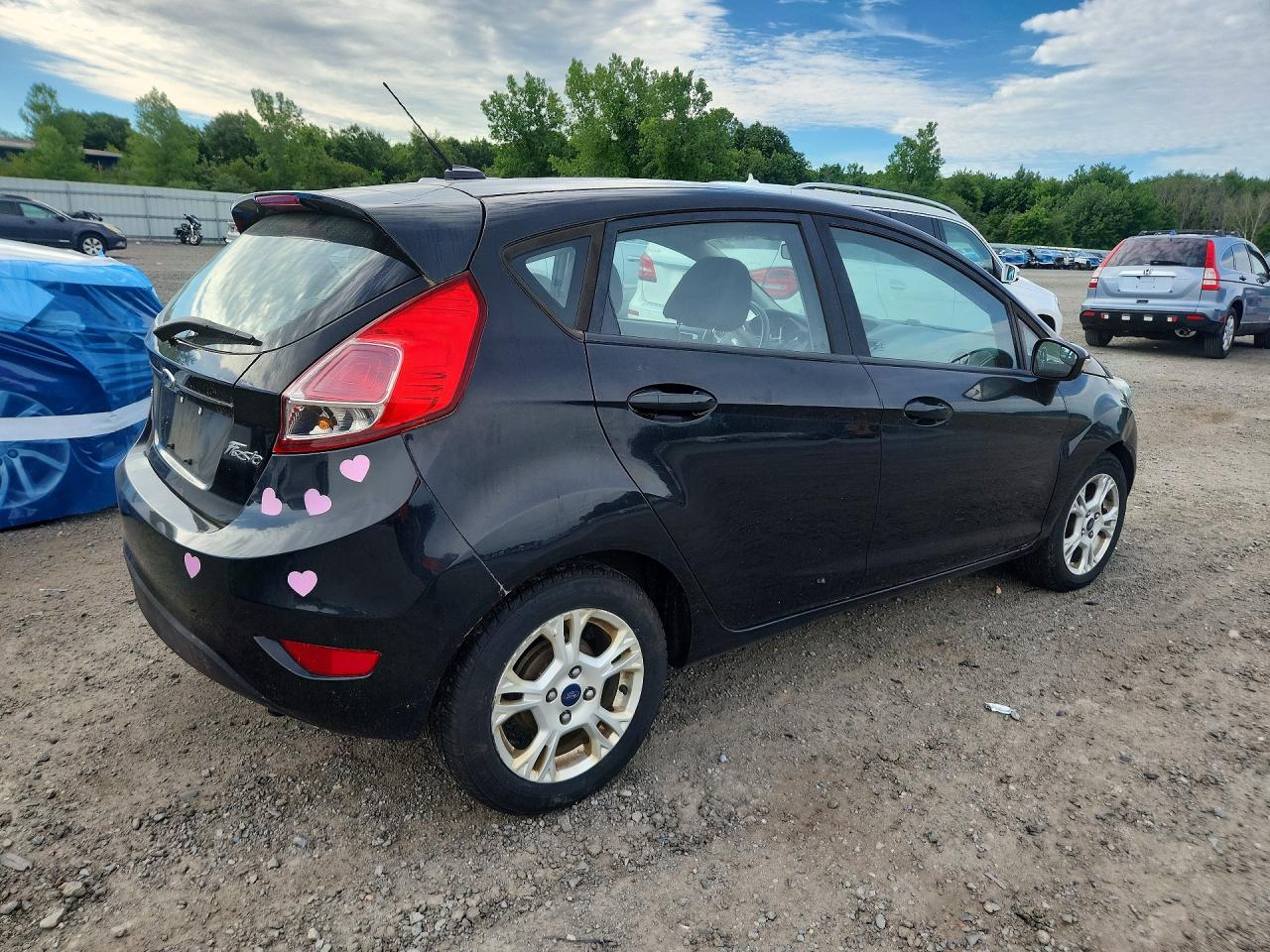 2014 Ford Fiesta Se Black vin: 3FADP4EJ3EM165220