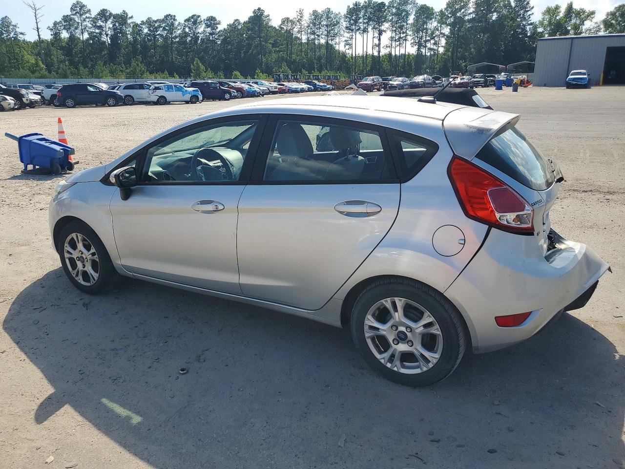 2014 Ford Fiesta Se Silver vin: 3FADP4EJ3EM165265