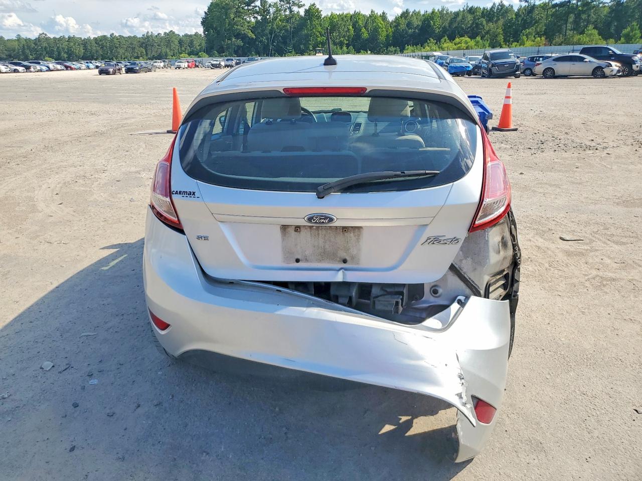 2014 Ford Fiesta Se Silver vin: 3FADP4EJ3EM165265