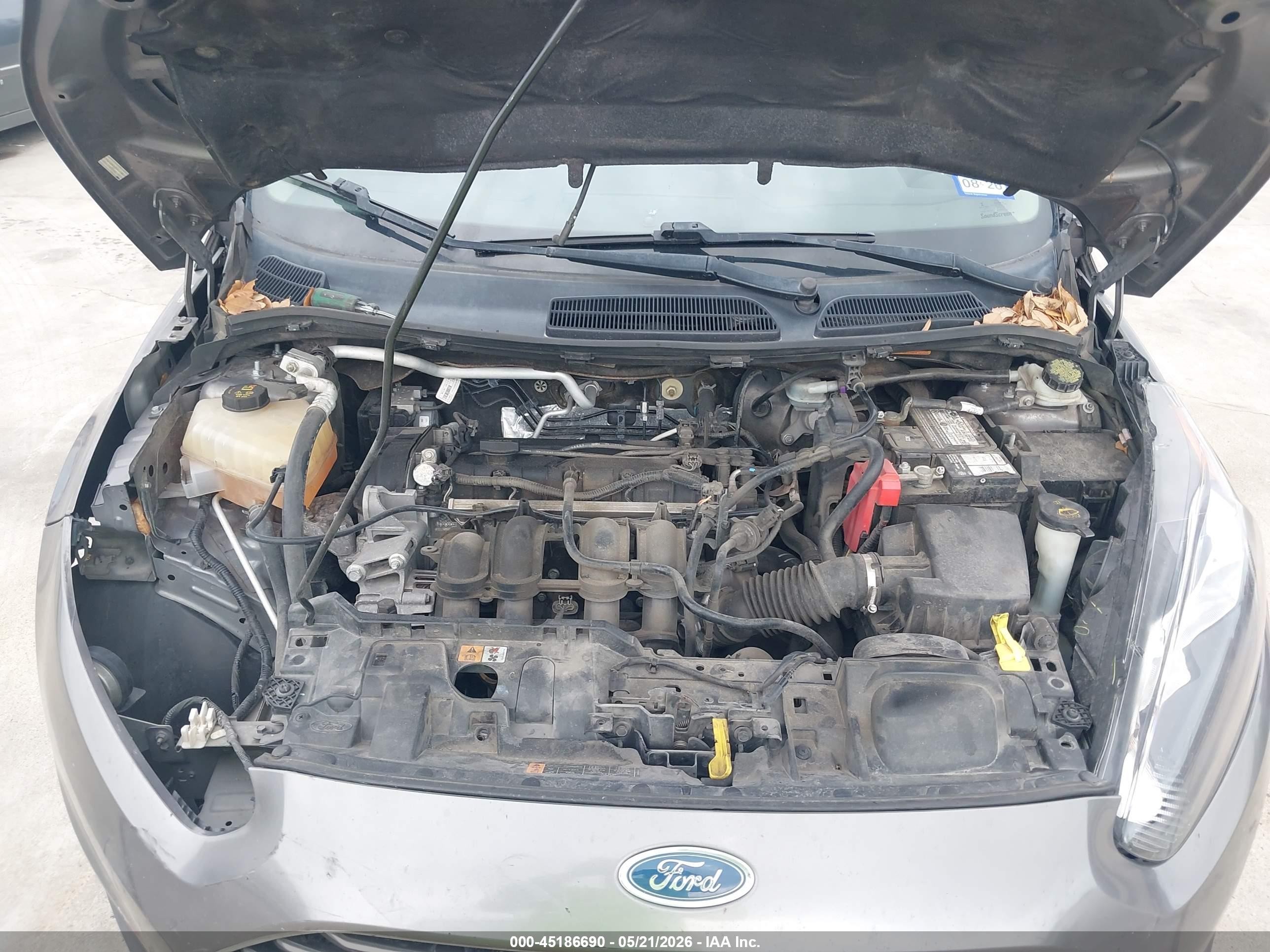 2014 Ford Fiesta Se Серый vin: 3FADP4EJ3EM174340