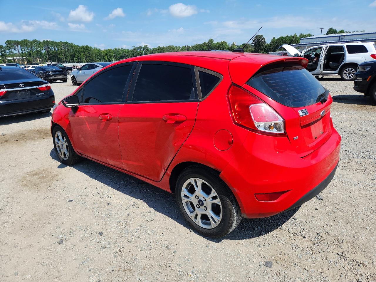 2014 Ford Fiesta Se Red vin: 3FADP4EJ3EM189467