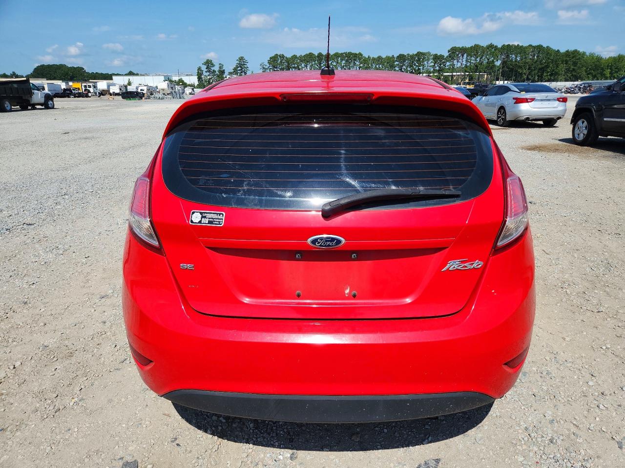 2014 Ford Fiesta Se Red vin: 3FADP4EJ3EM189467