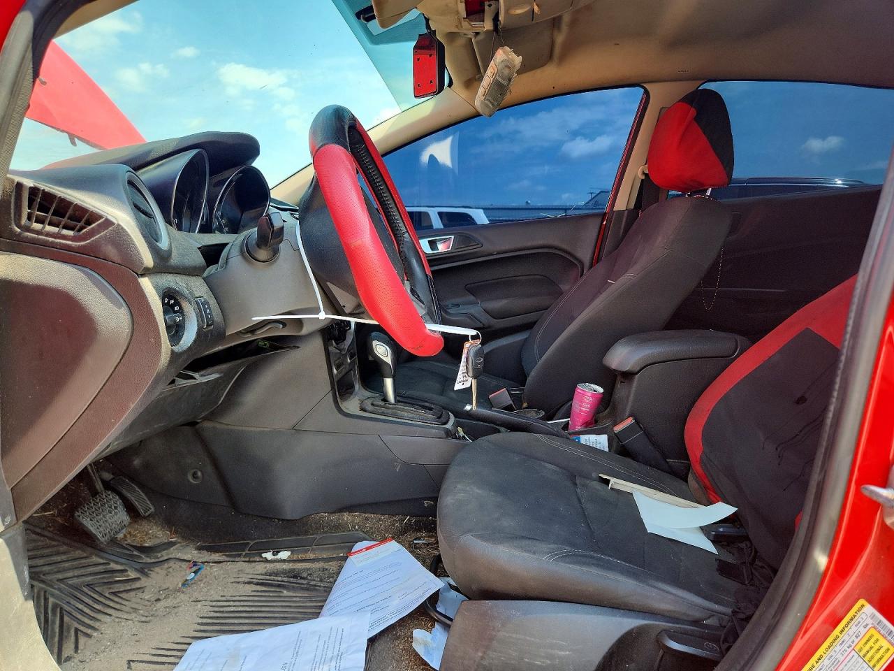 2014 Ford Fiesta Se Red vin: 3FADP4EJ3EM189467