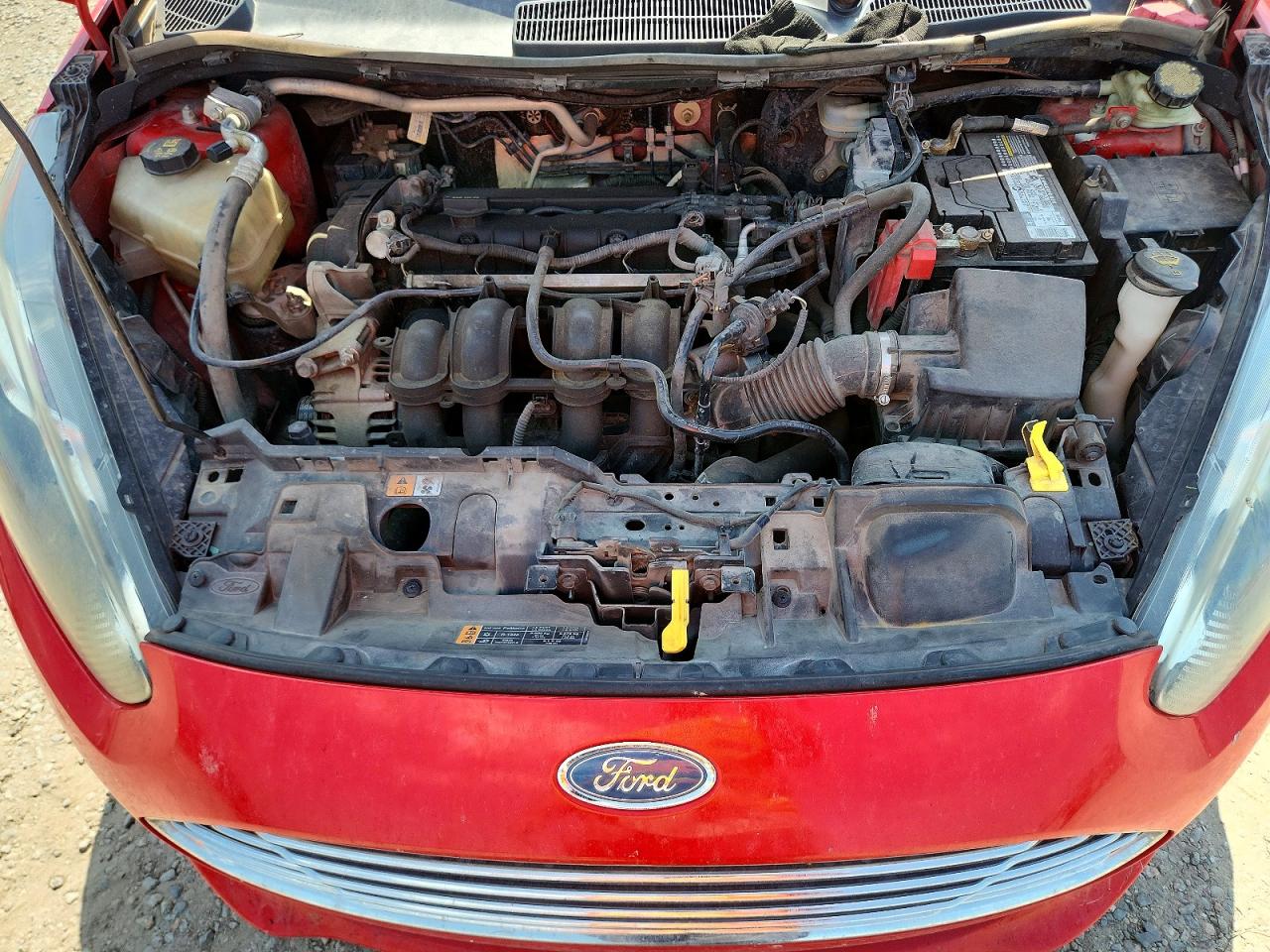 2014 Ford Fiesta Se Red vin: 3FADP4EJ3EM189467