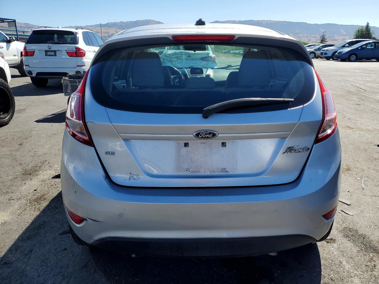 2014 Ford Fiesta Se Silver vin: 3FADP4EJ3EM203769