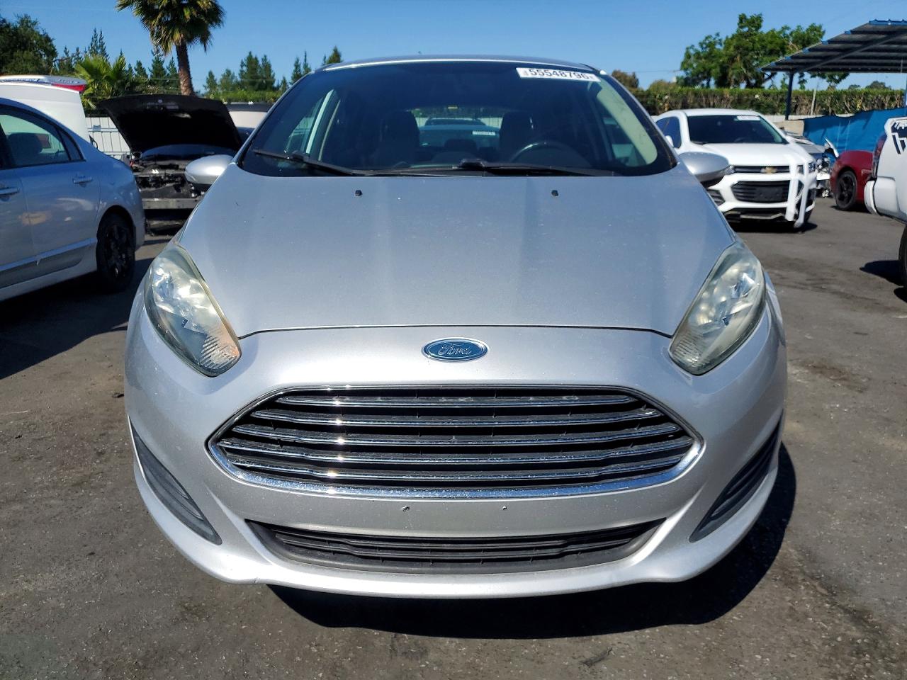 2014 Ford Fiesta Se Silver vin: 3FADP4EJ3EM203769