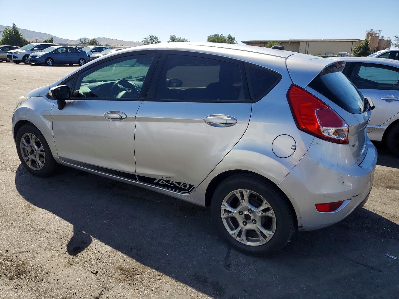 2014 Ford Fiesta Se Silver vin: 3FADP4EJ3EM203769