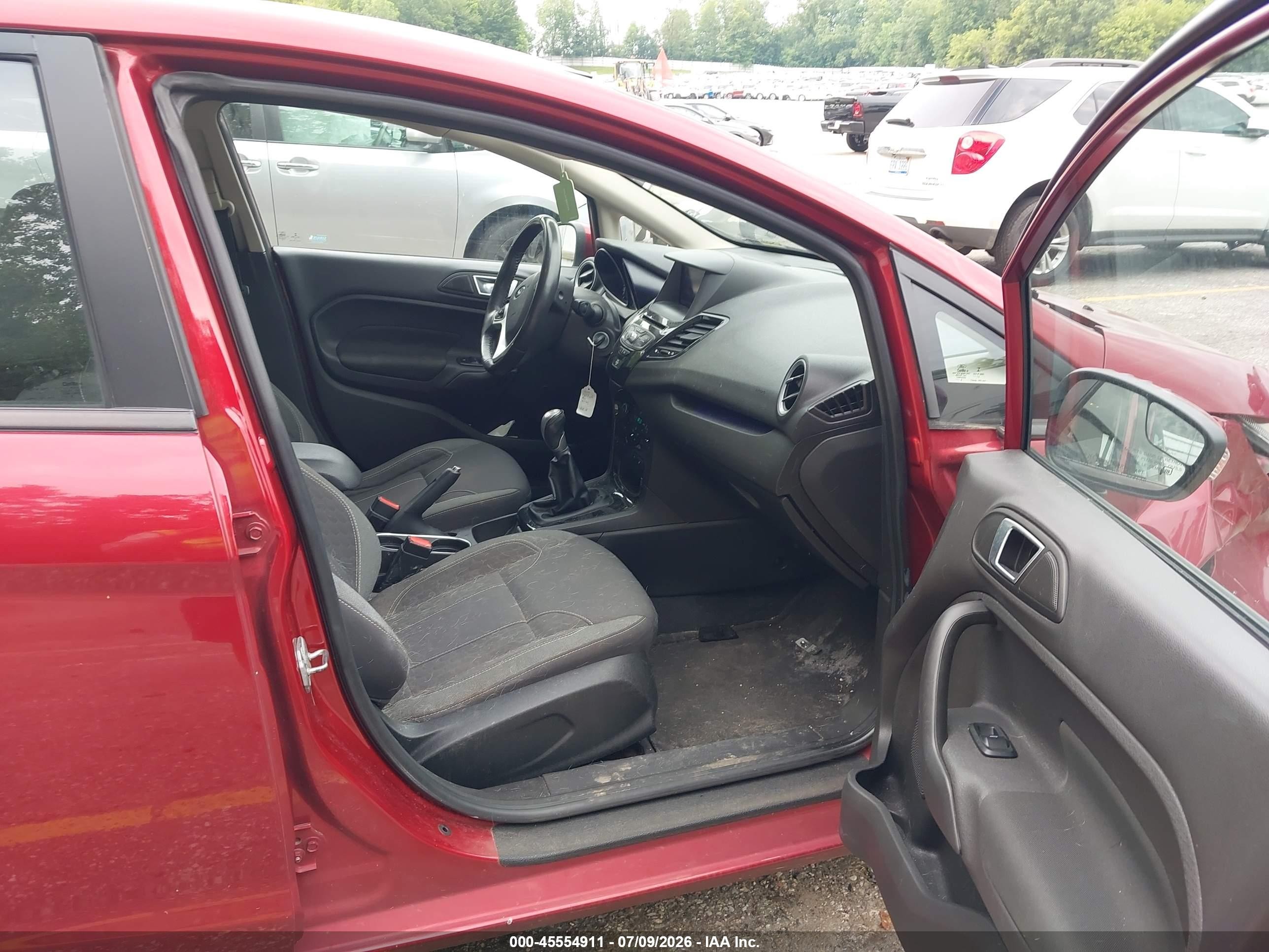 2014 Ford Fiesta Se Red vin: 3FADP4EJ3EM237761