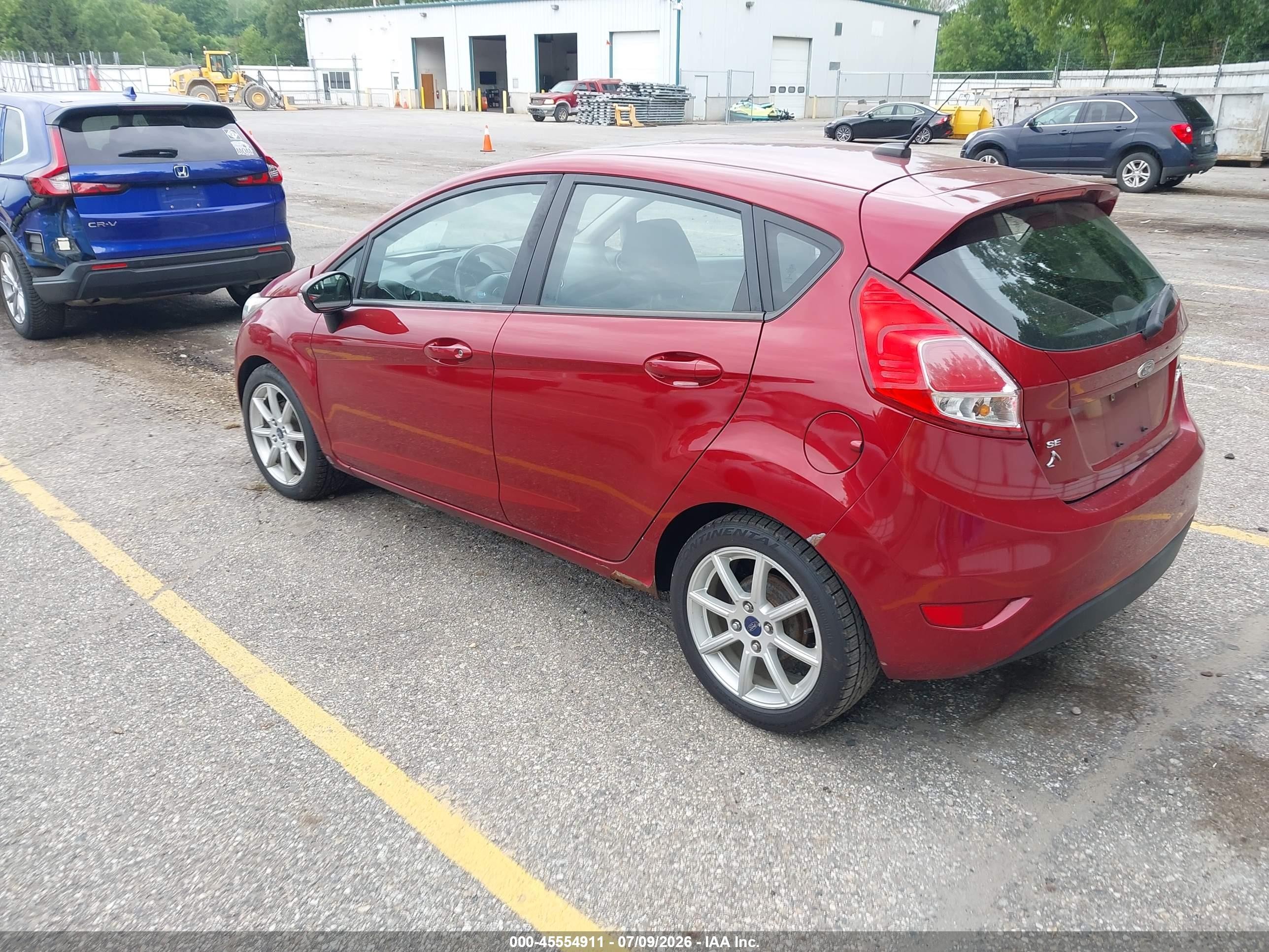 2014 Ford Fiesta Se Red vin: 3FADP4EJ3EM237761