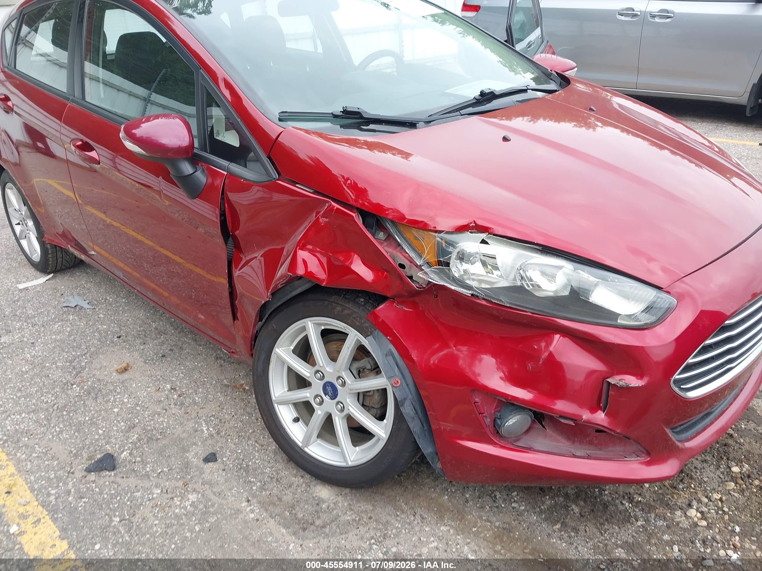 2014 Ford Fiesta Se Red vin: 3FADP4EJ3EM237761