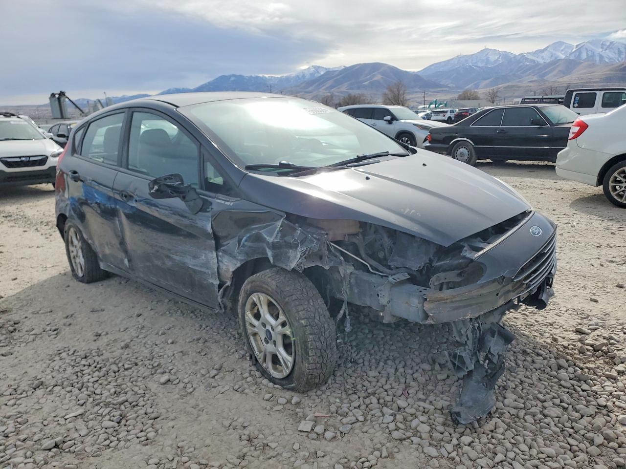 2015 Ford Fiesta Se Black vin: 3FADP4EJ3FM101499